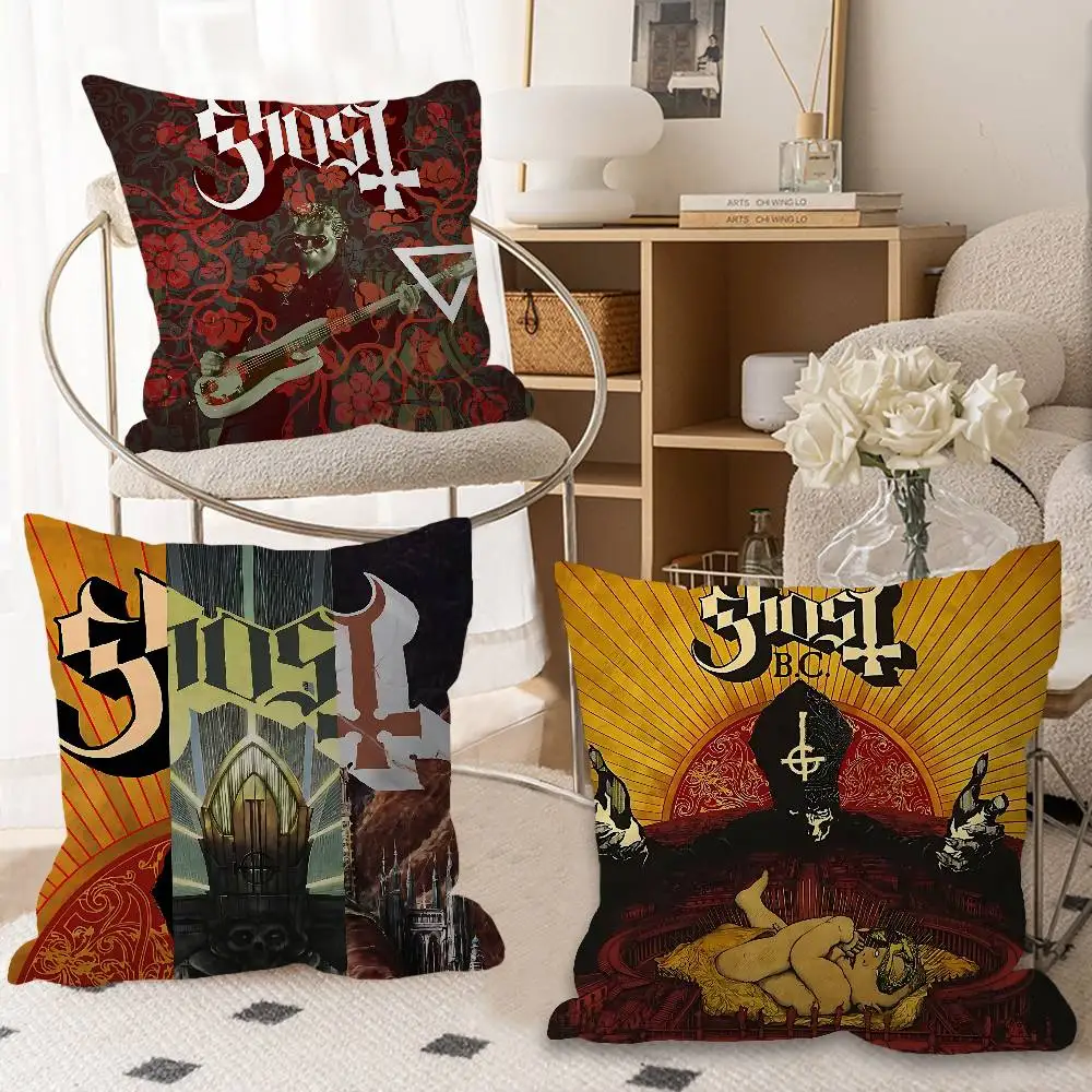 

Наволочка для подушки Rock G-Ghosts Band Classic Music, чехол для автомобильной подушки 45X45CM, наволочка для поясничной подушки, чехол для диванной подушки