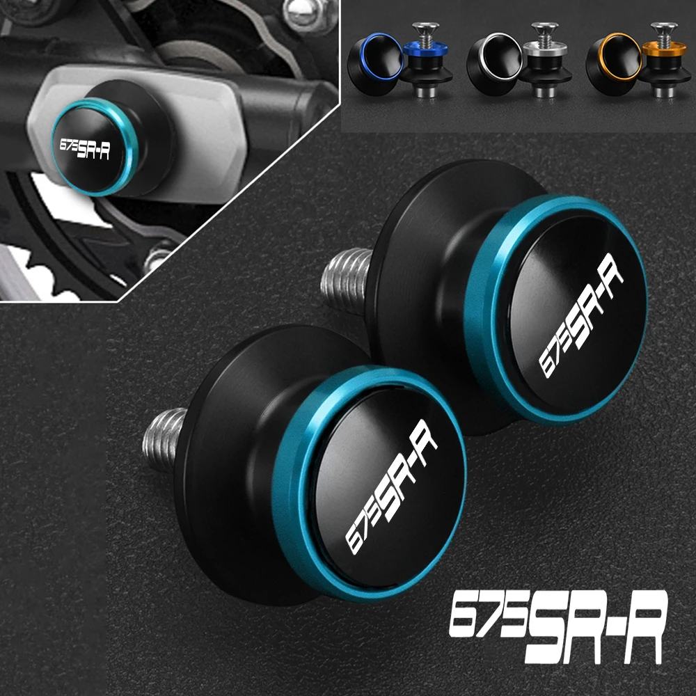 For CFMOTO CF MOTO 675SRR 675 SR-R 675 SRR 675 2024-2026 Motorcycles Accessories 10MM Swingarm Spools Rear Stand Screws Sliders