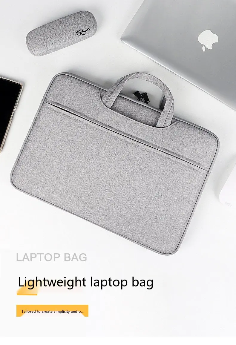 Praktische Laptop-Tragetasche 11,6-15,6 Zoll Wasserdichte Oxford-Handtasche für den täglichen Notebook-Gebrauch – Detail 2