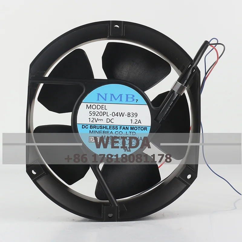 New original 5920PL-04W-B39/B49/B10 NMB-MAT DC Fan Axail 170*172*51mm 12V 1.2A 3150RPM Tubeaxial cooling fans