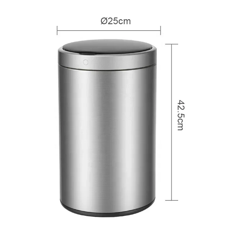 For 12L Home Office Auto-sensor Trash Dustbin Can Soft Close Smart Home Improvement