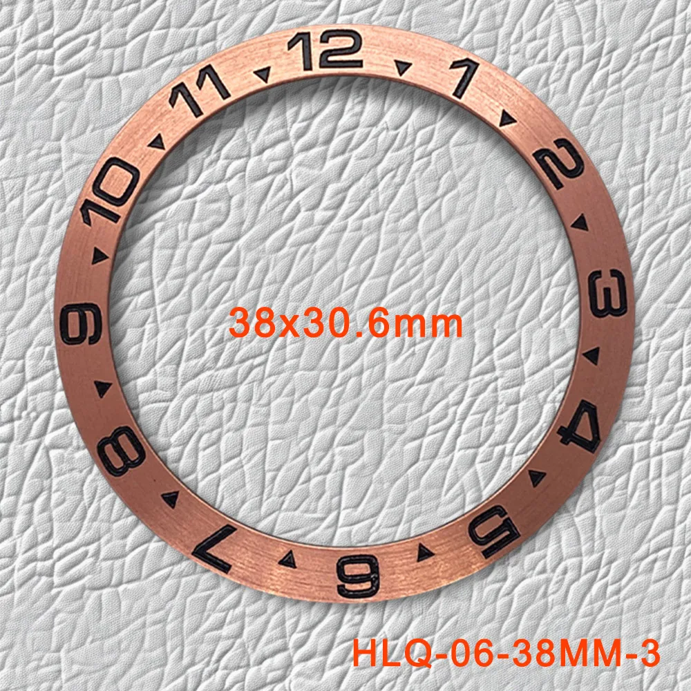 38mm Aluminum Bezel Insert Ring Fits SKX007 SKX009 SUB Case Men's Watch Ring Repair Parts 38x30.5mm Case Ring