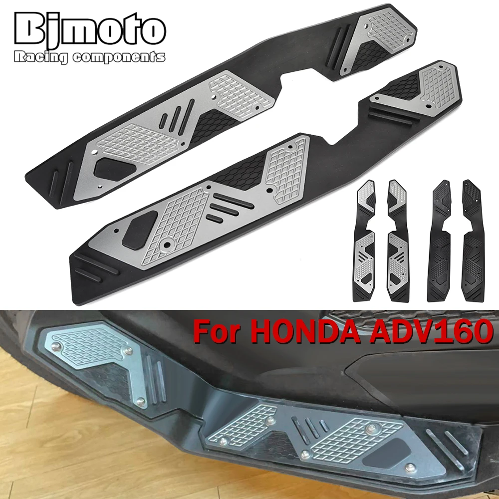 

2PCS Motorcycle Footboard Step Pedals Plate For Honda ADV 160 ADV160 2022-2023 Anti Slip Foot Pedal