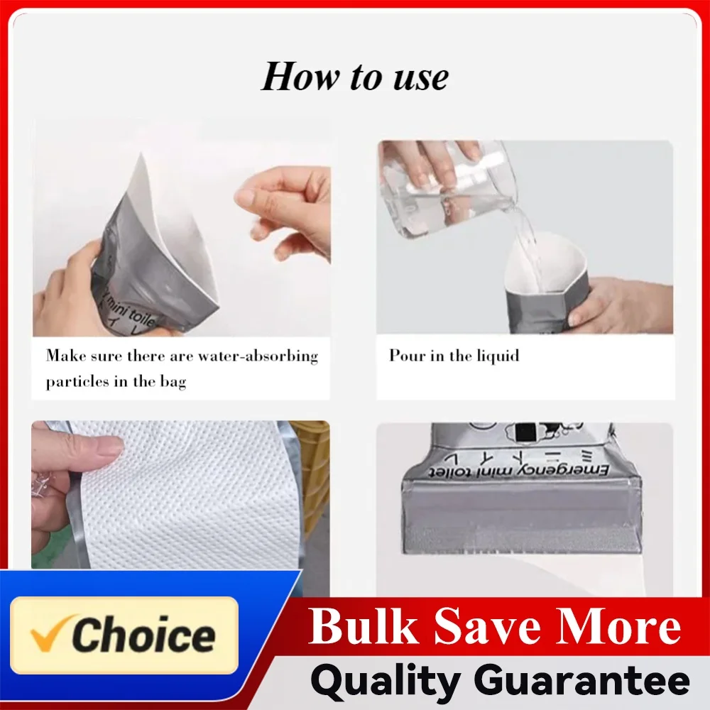 Outdoor Emergency Urinate Bags 700ml Disposable Piss Bags Travel Mini Mobile Toilet Portable Urine Bag for Baby Women Men