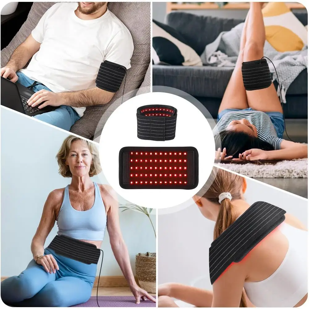 

Electric Infrared Heating Belt Red Light Hot Compress Waist Massager Lumbar Back Support Brace Vibration Massage Pain Relief