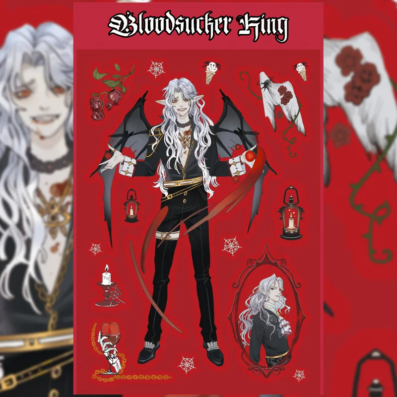 Korean Style Cute Cartoon Sweet Cool Girl Boy Angel Character Sticker Diary Handbook Scrapbook Phone Case Diy Decorative Sticker