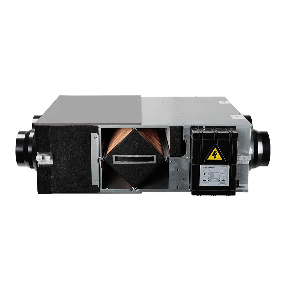 

Holtop 650m³/H CMH Smart Control ERV with Pressure Switch Best Energy Recovery Ventilator Air Heat Exchanger Fresh Air System