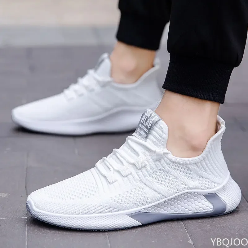 Spring Autumn New Brand Designer Casual Mesh Shoes Men Breathable Running Shoes Men Comfortable All-match Flat Men Sneakers