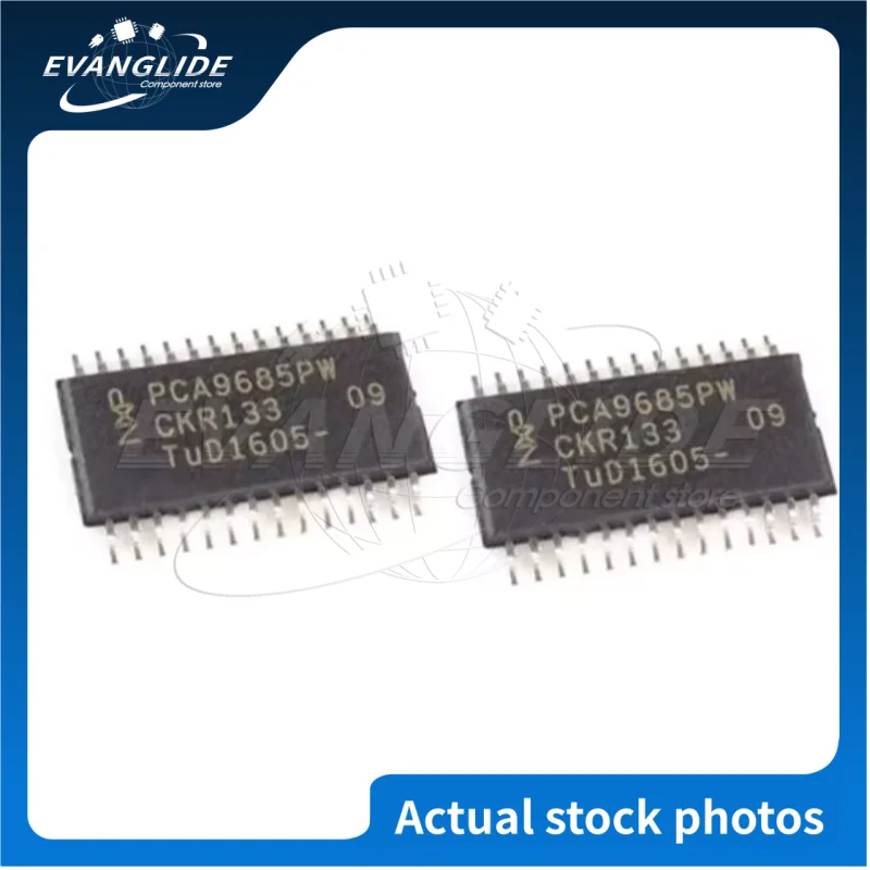 

5 шт./лот, оригинальные и новые PCA9685PW PCA9685PW,118 PCA9685 TSSOP-28, чип драйвера LED, в наличии, оптовая скидка
