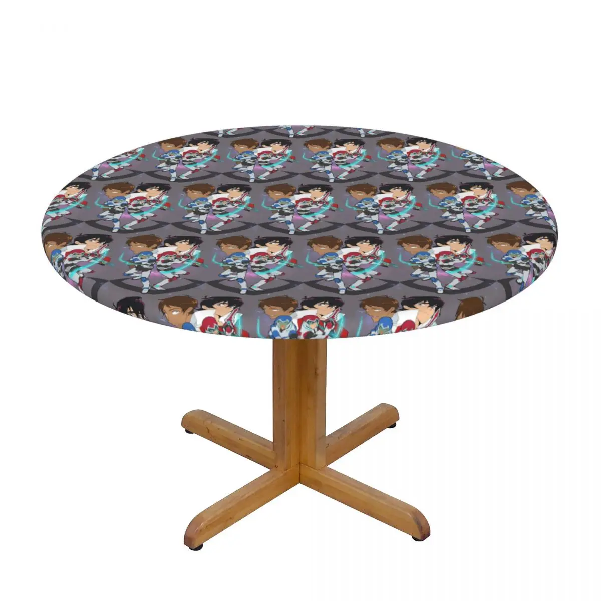 Voltron Legendary Defender Keith Lance Anime Waterproof Round Tablecloth Oilproof Table Cloth Kitchen Events Dining Table Cover