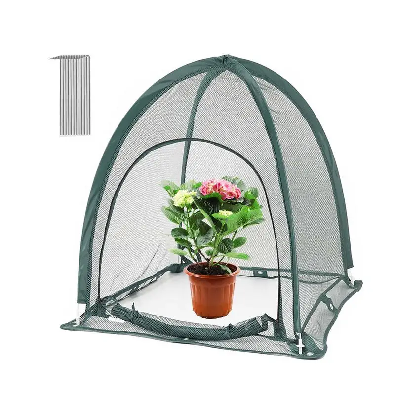 

Pop Up Fruits Guard Cover Pop Up Mesh Garden Cover Portable Plant Mulching Netting with Drawstring for Garden Farm Home Backyard