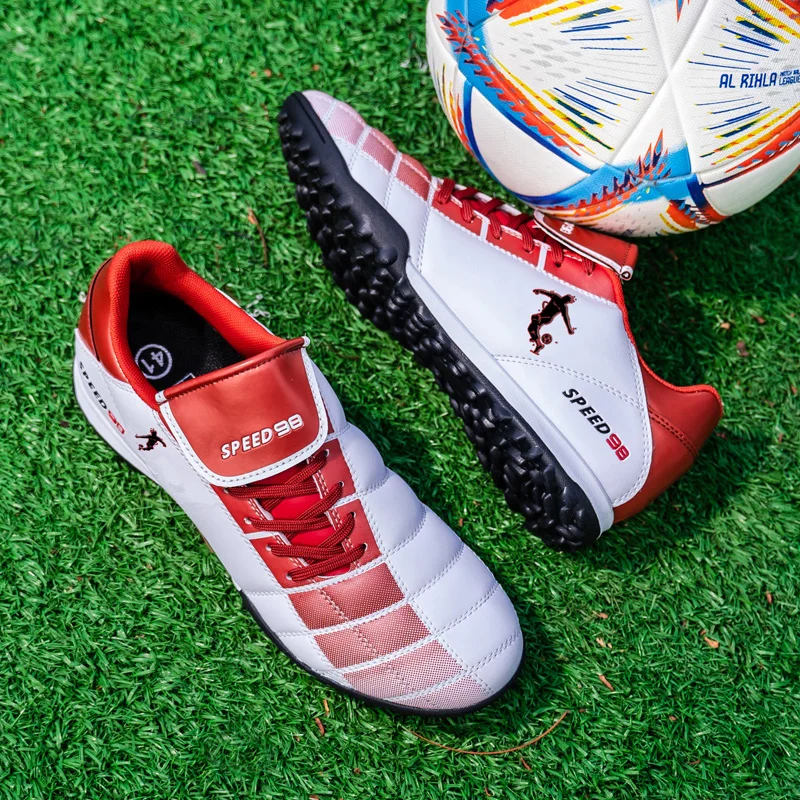 Professional Football Field Boots Indoor Fast Boy Society Cleats Soccer Shoes  Football Shoes Non Slip Training Sneaker