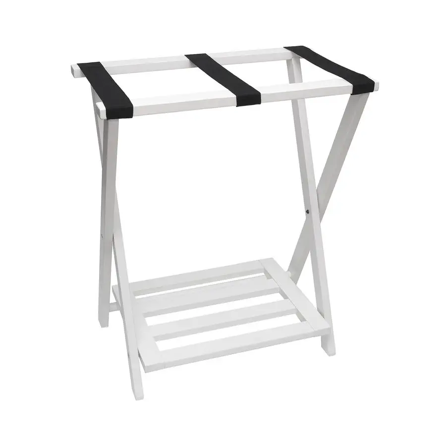 

Складная багажная полка 502W Right Height с нижней полкой, белая отделка, 22 x 13 x 27