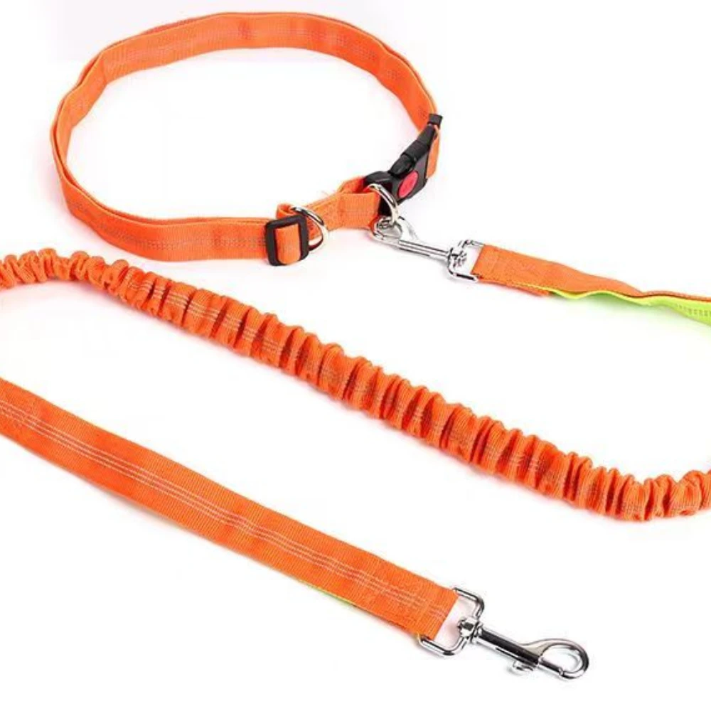 Hand Free Dog Leash for Pet Walking Running Jogging Adjustable Dog leash Waist Belt Chest Strap Traction Rope Dog Accessories