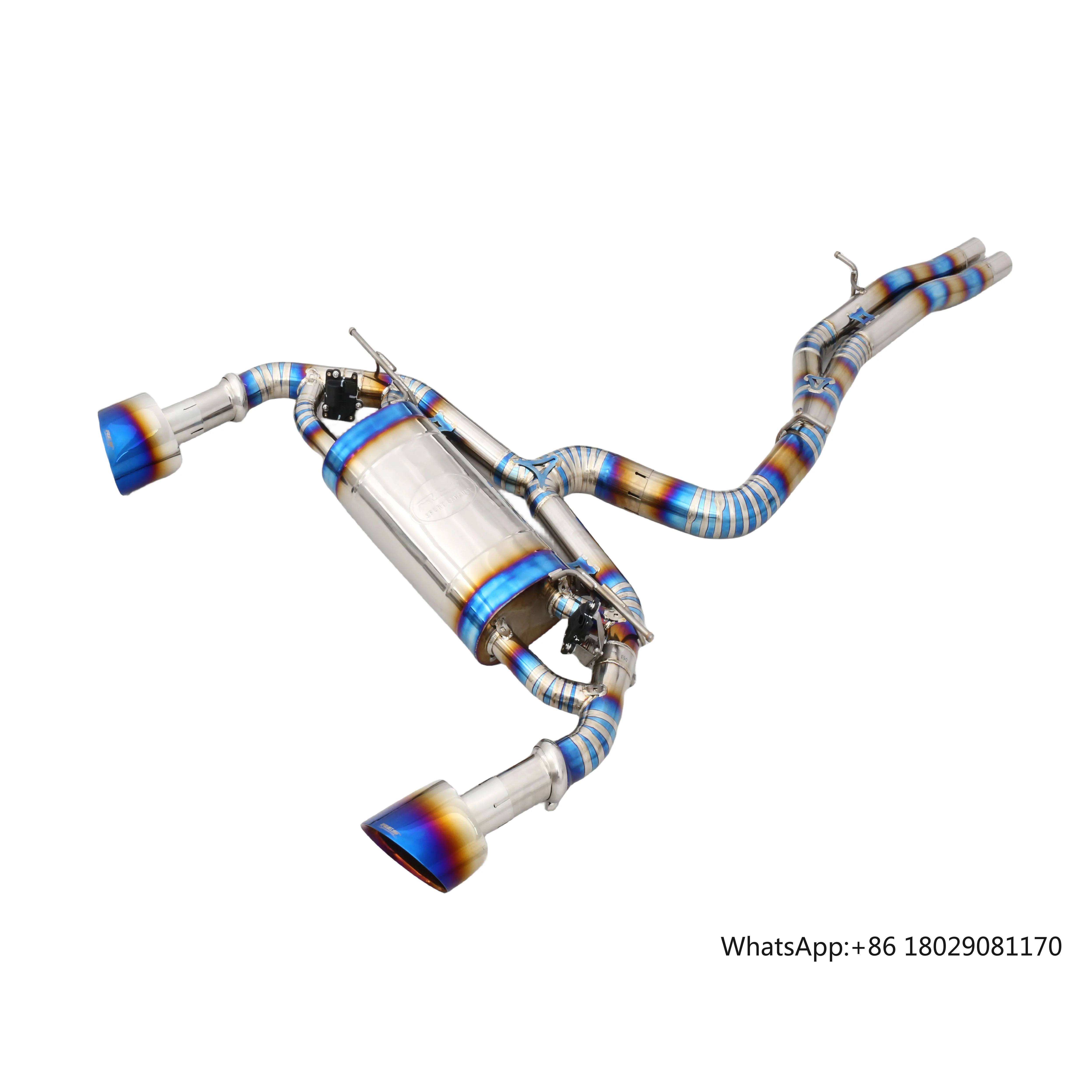 

Titanium / Stainless Steel Valvetronic Catback Exhaust System For Audi RS3 8V 2.5T EA855