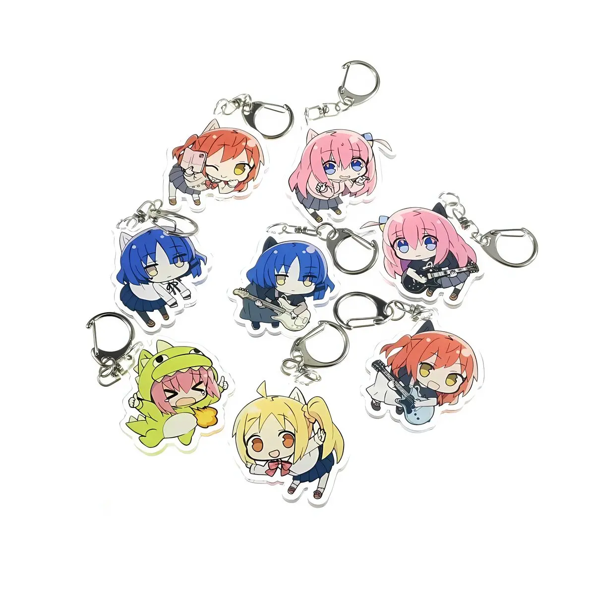 

Аниме Bocchi The Rock акриловый брелок аксессуары Forger мультфильм сумка кулон милая сумка-подвеска брелок друзья фанаты подарки