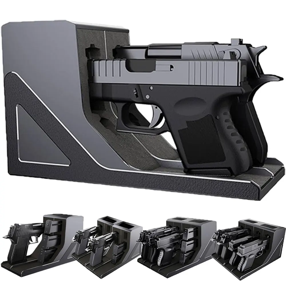 Universal Pistol Rack Handgun Rack Pistol Holder for Gun Safe Storage Gun Holder Protective Pistol Dispaly Stand Gun Case
