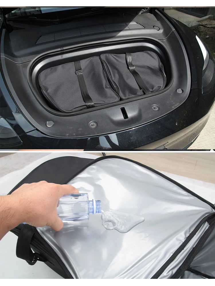 Für Tesla Model 3 Y YL Juniper Highland 2025-2020 2026 Frunk-Kühltasche Organizer Isoliertasche Vorderkofferraum-Aufbewahrung Outdoor