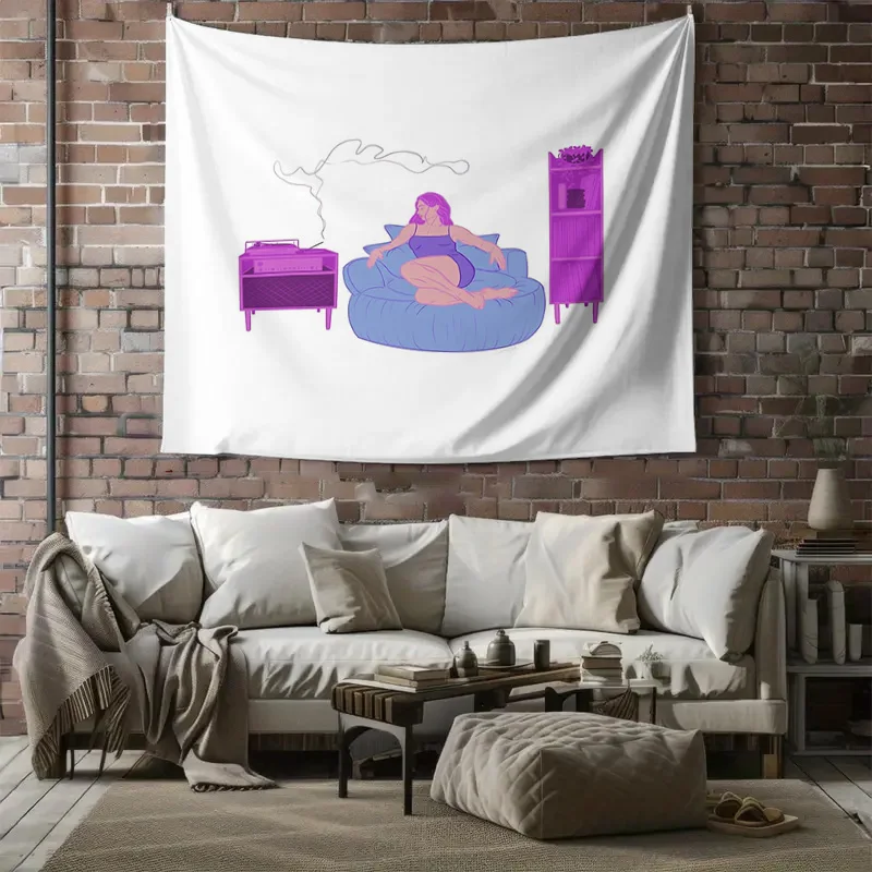 بوهو قماش مزخرف جداري ديكور الغرفة الجمالية الهبي نسيج طبيعة المشهد الجدار الشنق غرفة نوم غرفة المعيشة المنسوجات المنزلية الفن