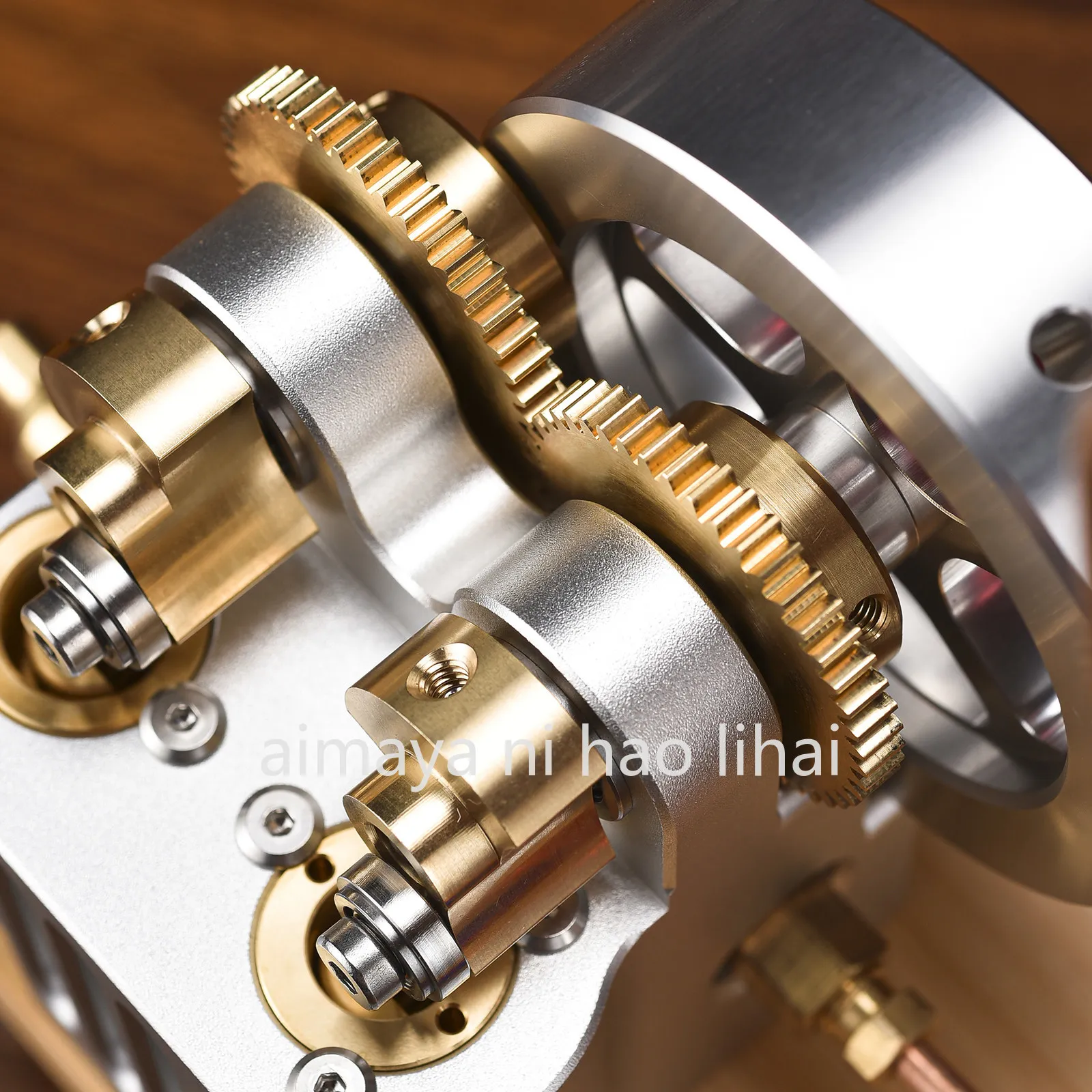 Startable steam engine model engine retro boiler with heating large boiler true start model CNC manufacturing