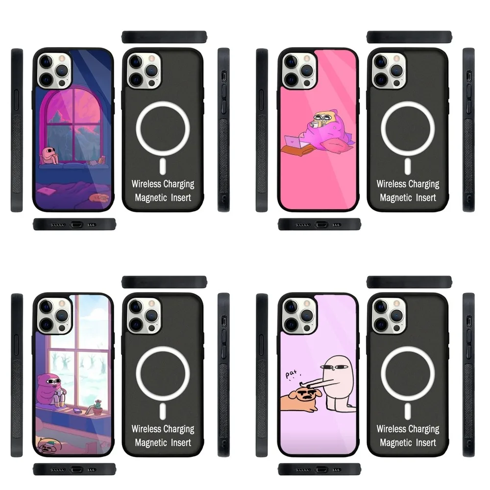 Funny K-Ketnipz  Phone Case Strong Magnetic For IPhone 16,15,14,13,Pro,Max,Plus,11,12,Mini For Magsafe Wireless Charging