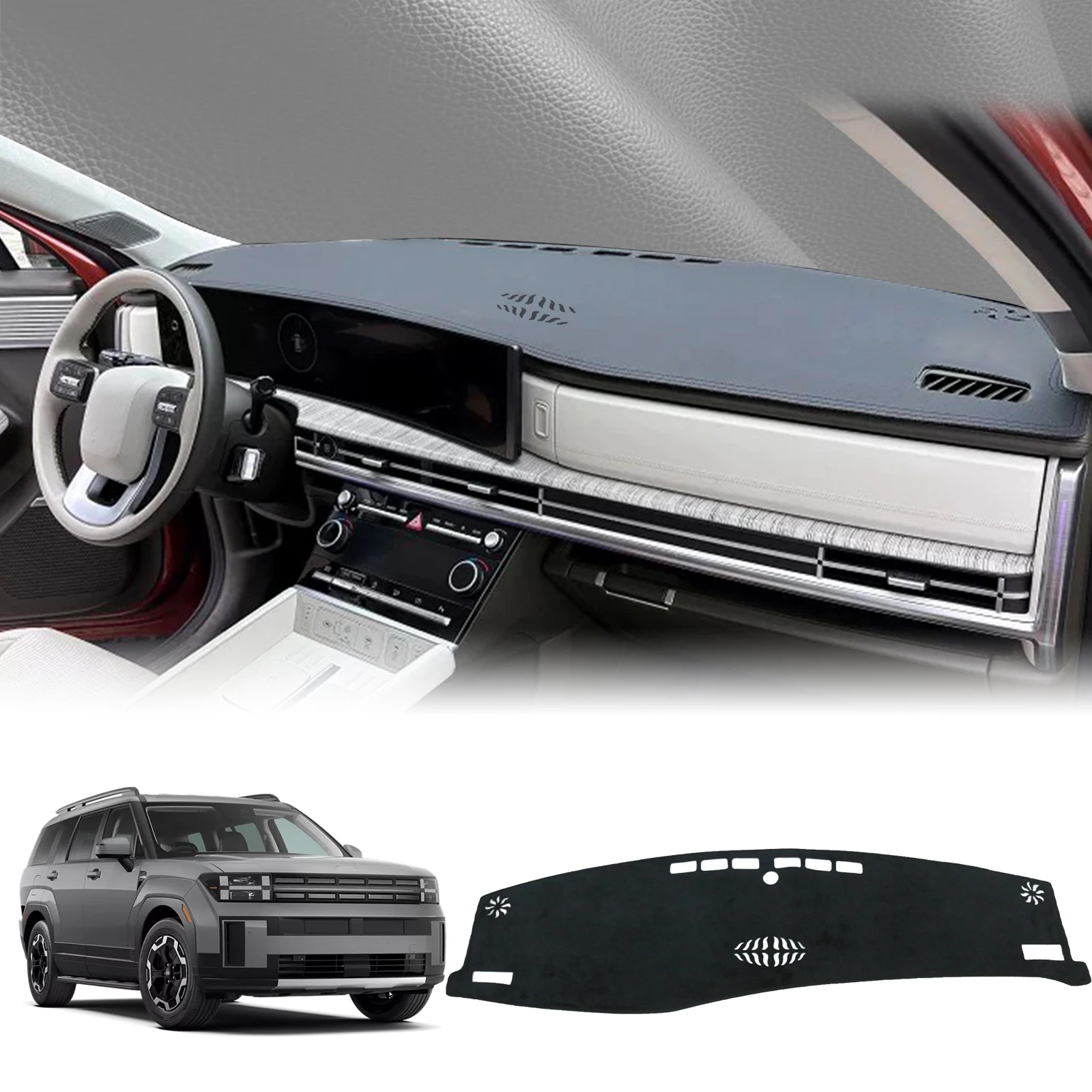 

fit for Hyundai Santa Fe Santafe 2024-2026 MX5 Car Dashmat Dashboard Cover Pad DashMat Sunshade Protective Carpet Accessories