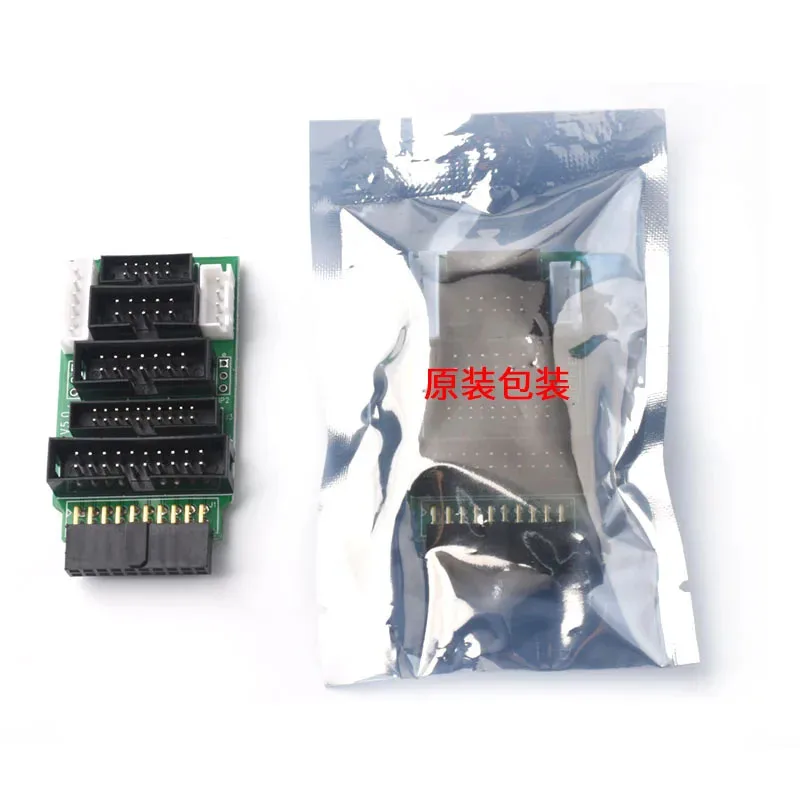 For JLINK V8 V9 Adapter Plate JTAG to SWD Multi-function for ULINK2 STLINK V2 Multi-function Switching Board 2.54 Flat Cable