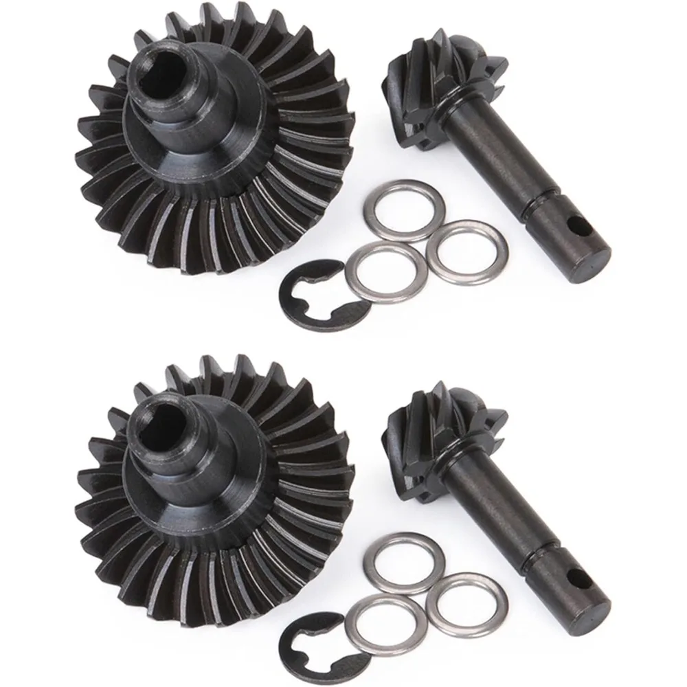 

SCX10 II HeavyDuty Overdrive Bevel Gear 24/27/30/33T for 1/10 RC Crawler, Axial SCX10 II, AR44/45, Capra Portal Axle (24T, 2pcs)