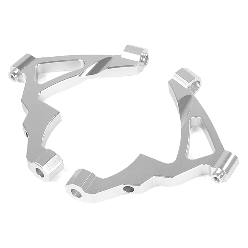 Metal Front Connecting Frame Humanoid Front Shock Support for 1/5 Scale HPI KM Rovan Baja 5B Ss 5T 5Sc-Silver