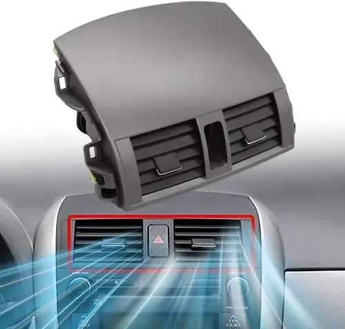 Panel de ventilación de aire A/C para tablero central apto para Toyota Corolla 2009-2013 tablero de ventilación de salida de CA reemplazar 55670-02160 55670-02163