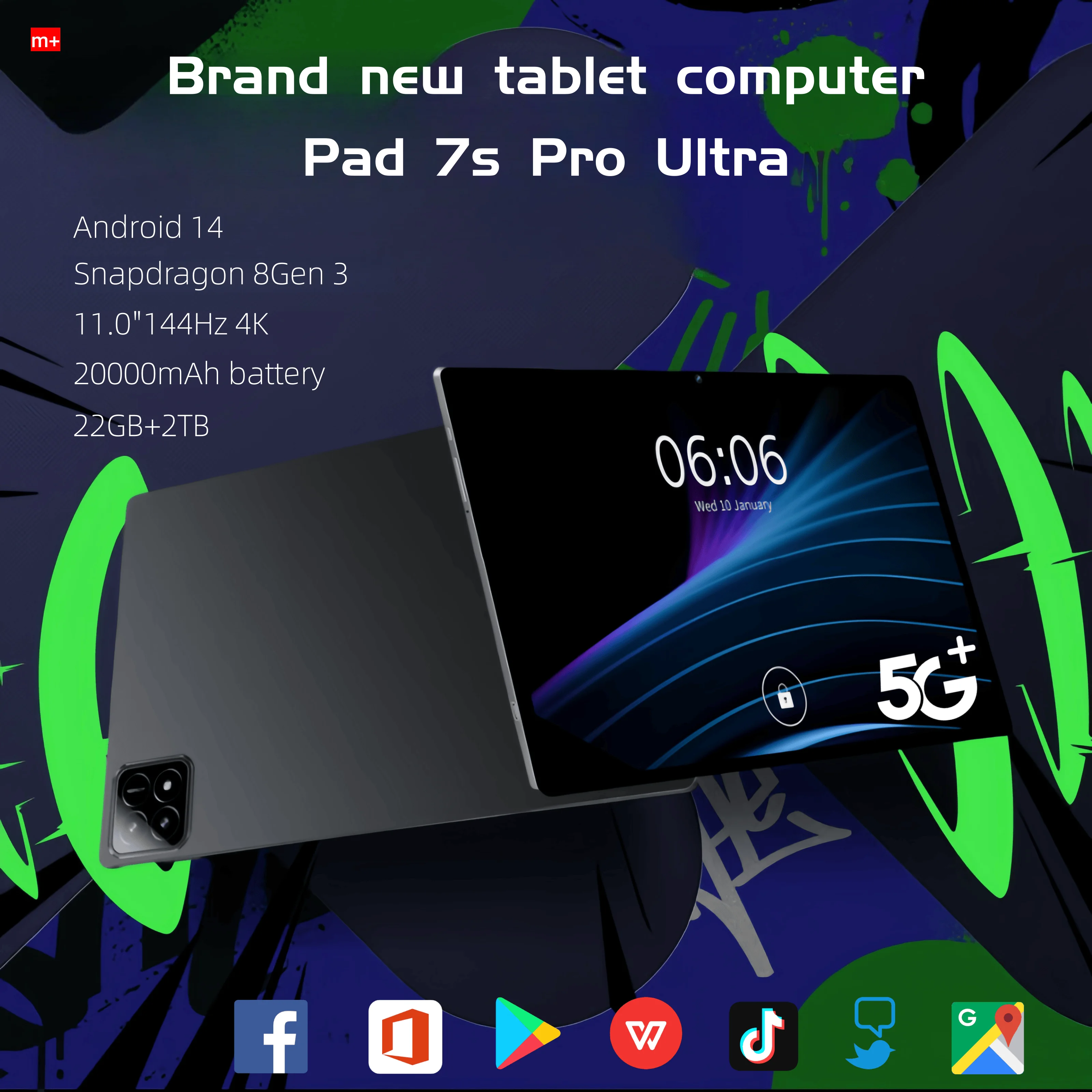 yZ[z2025NŐV O[o |[^u^ubg Android 14 Snapdragon 8 Gen3 11C` \tgCgXN[ Pad 7 Pro Ultra WiFi GPS WPS 5G