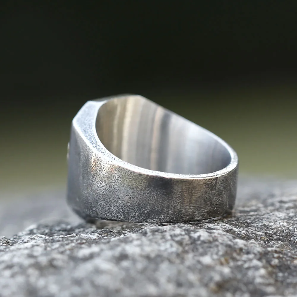 Bagues gothiques Vintage en acier inoxydable 316L pour hommes, anneau crâne lourd punk Rock Biker, bijoux cadeaux, livraison directe, 2022