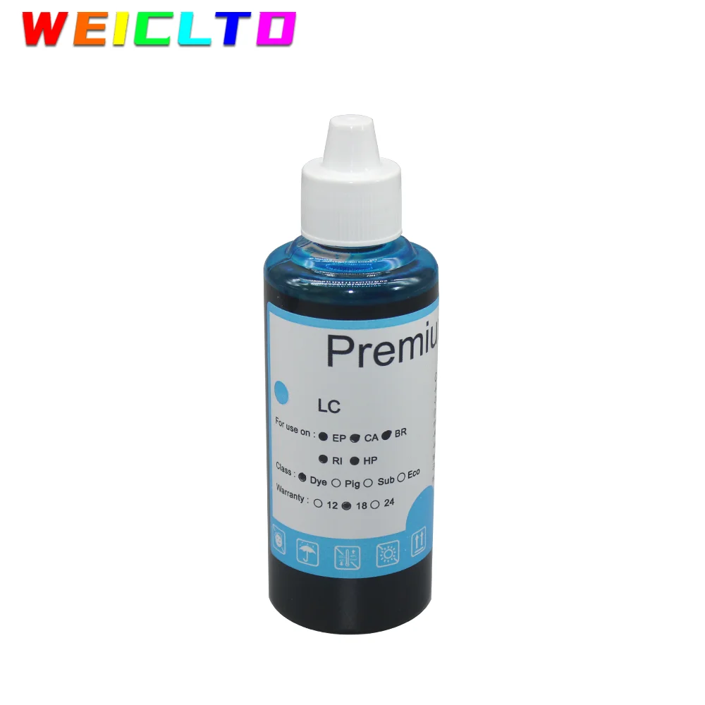 6 cores * 100ml 378xl t312xl t312 recarga de tinta para impressora epson XP-8500 XP-8505 XP-8600 XP-8605 XP-8700