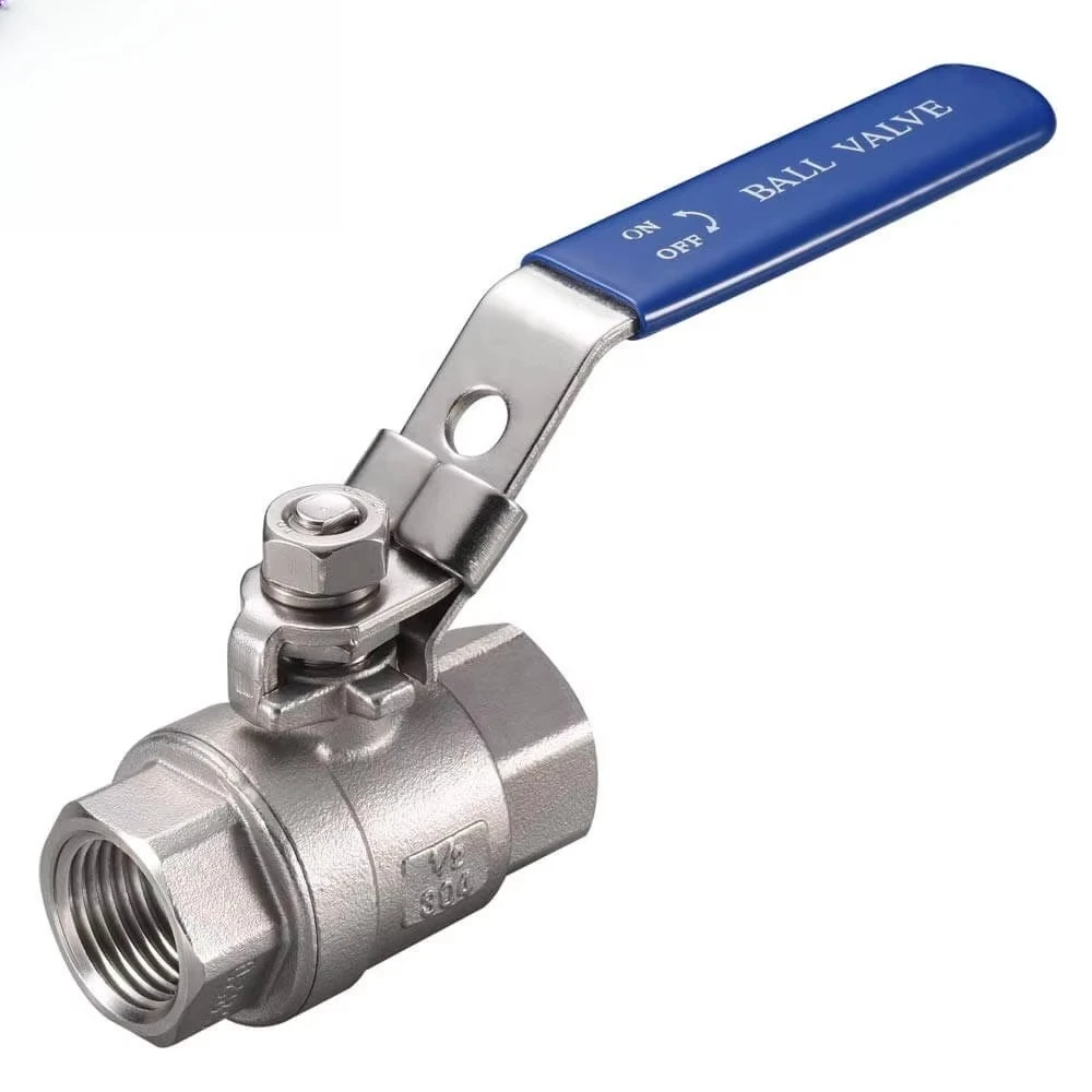 Stainless Steel 1000WOG Full Bore Port NPT/BSP Female Cf8m 2 pc Ball Valve