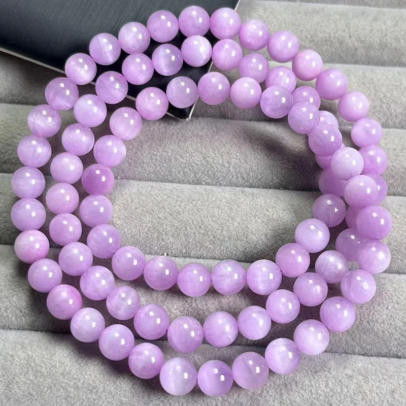 

Natural Three-Row , Eye Purple Spinel Beaded Bracelet, Women'S Jewelry