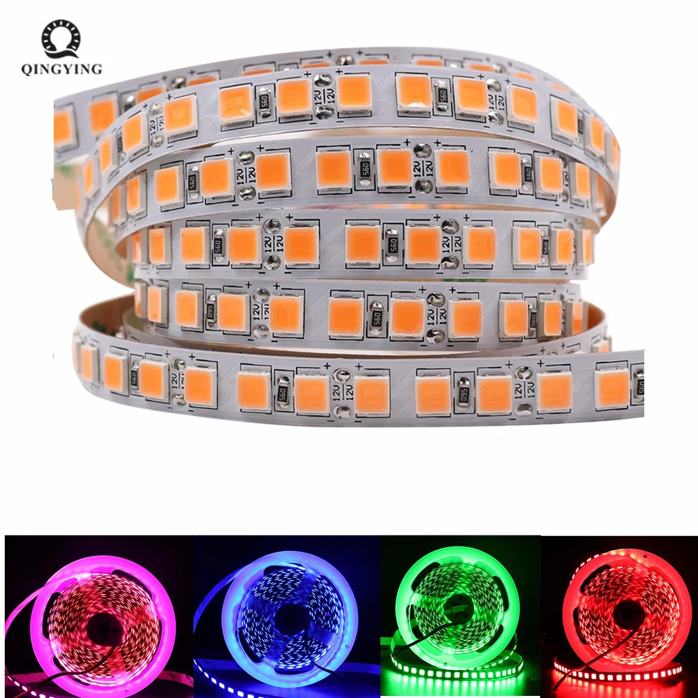 

Светодиодная лента, 12 В, 5 м, цветовая температура 5054, 5050 RGB, SMD 2835, 60 светодиодов, 5630 светодиодов, водонепроницаемая гибкая светодиодная лента для украшения дома, 9 цветов