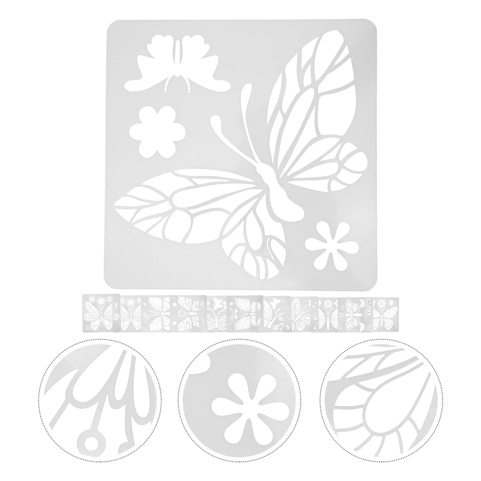 

24 Pcs Stencils for Painting Canvas Template Adults Templates Craft Scrapbooking