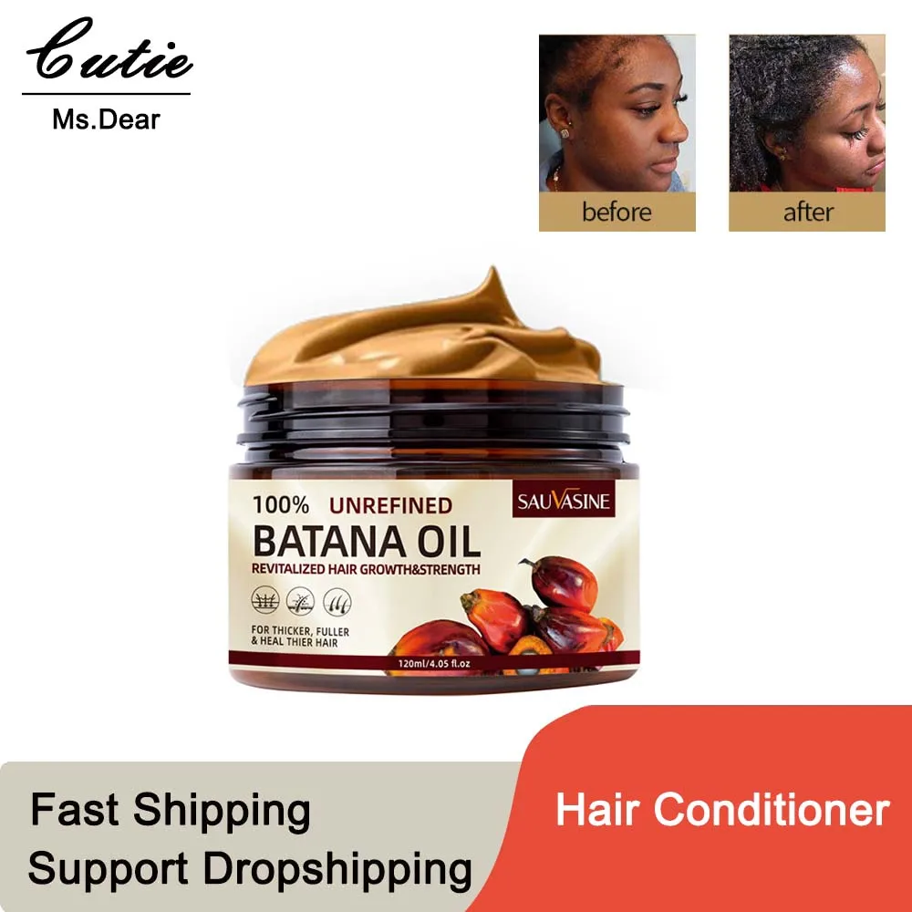 

3/5pcs Natural Batana Oil Hair Conditioner Anti-Hair Loss Strengthen Roots Repair Damaged Anti-Breakage Hair Mask Haircare Treat