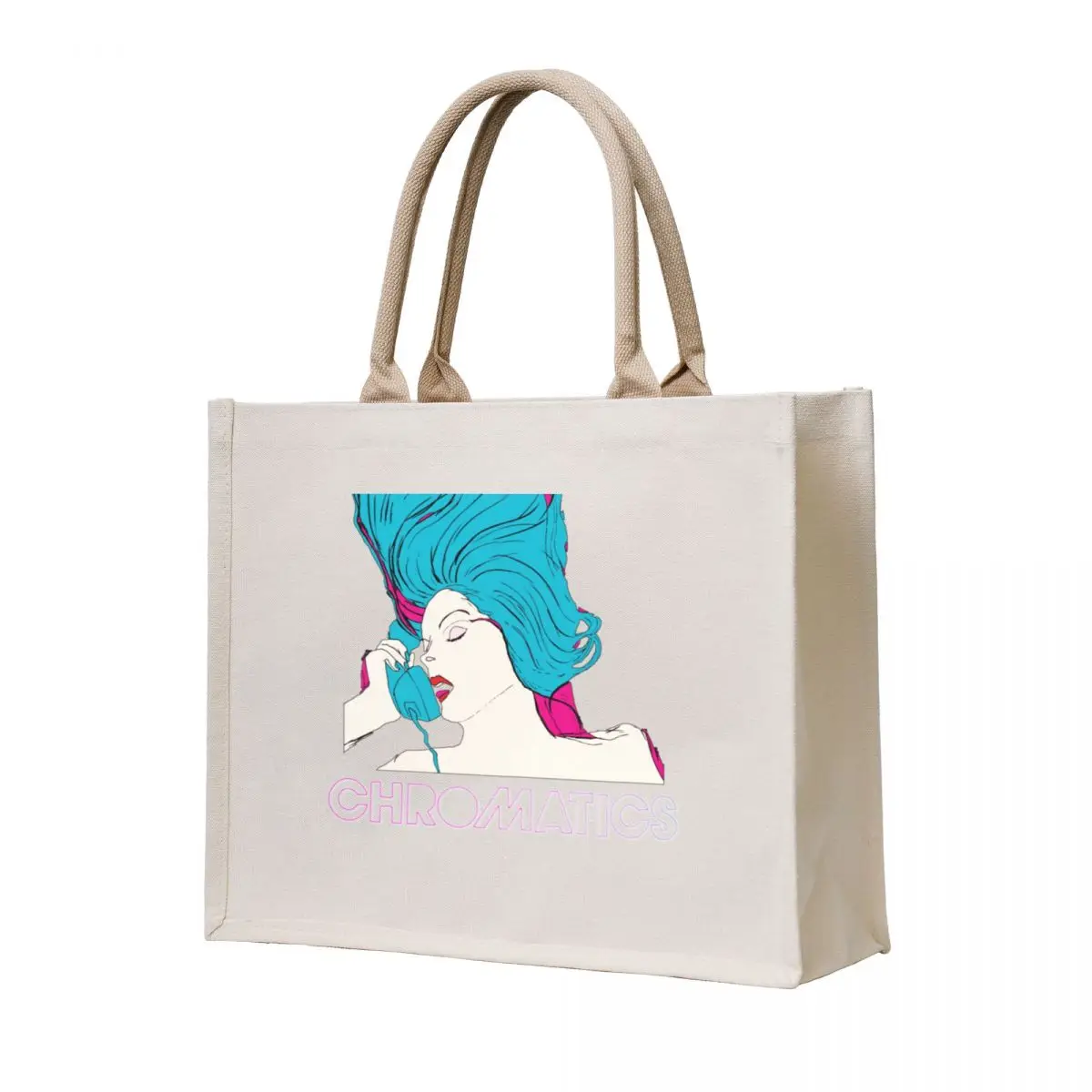 

Chromatics - Band logo Classic T-Shirt Tote Bag shopping bags foldable shopping trolley bag supermarket folding bag