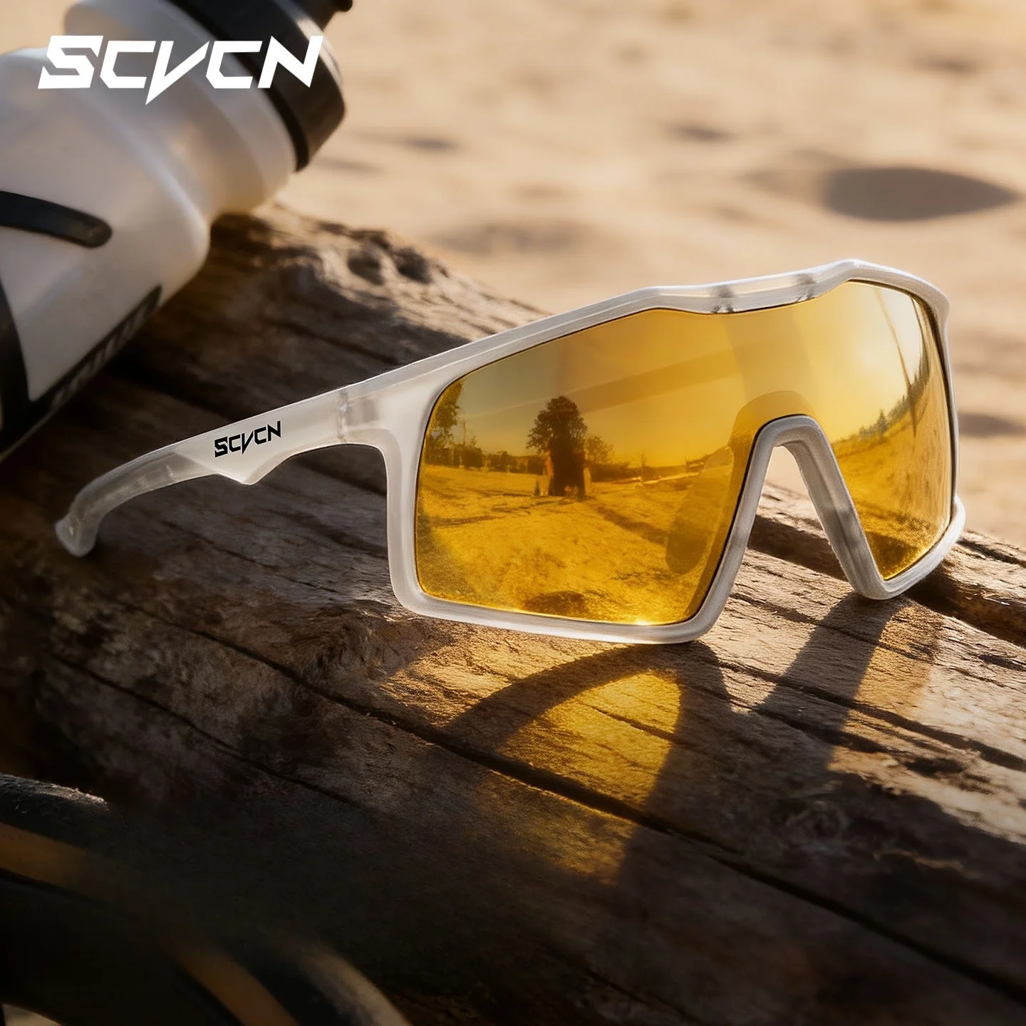 

SCVCN Cycling Glasses for Men Outdoor Sports Sunglasses Mountain Bicycle Glasses Road MTB Bike Cycle Eyewear Racing UV400