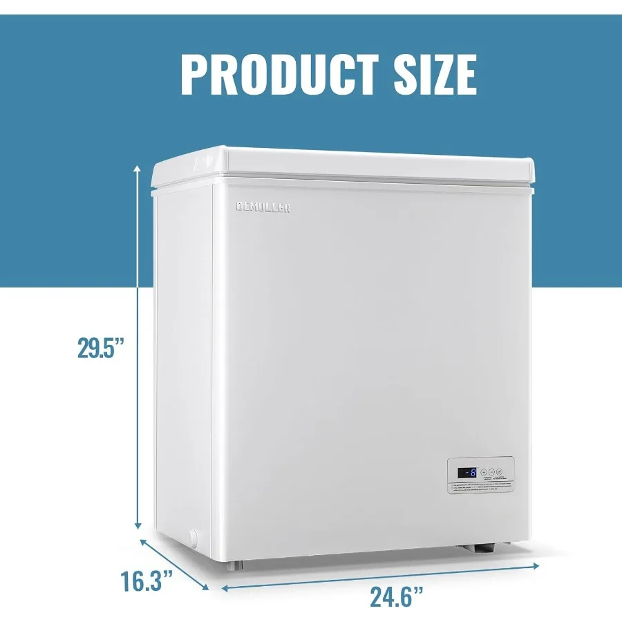 فريزر الصدر مع تحكم إلكتروني يتراوح من 41 إلى -15 للحفاظ على الطعام على جراج المطبخ أو شركات الطابق السفلي