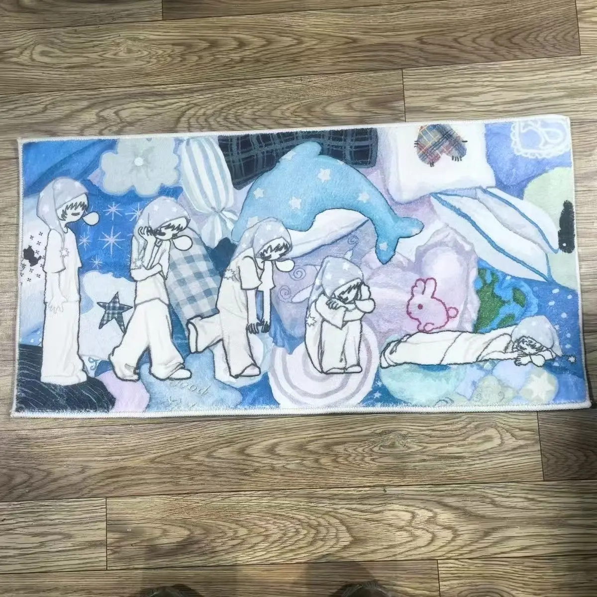 

CODROK Rug Cartoon Cute Decoration Better To Sleep Home Bedroom Bedside Rugs Soft Plush Room Carpet Floor Mat