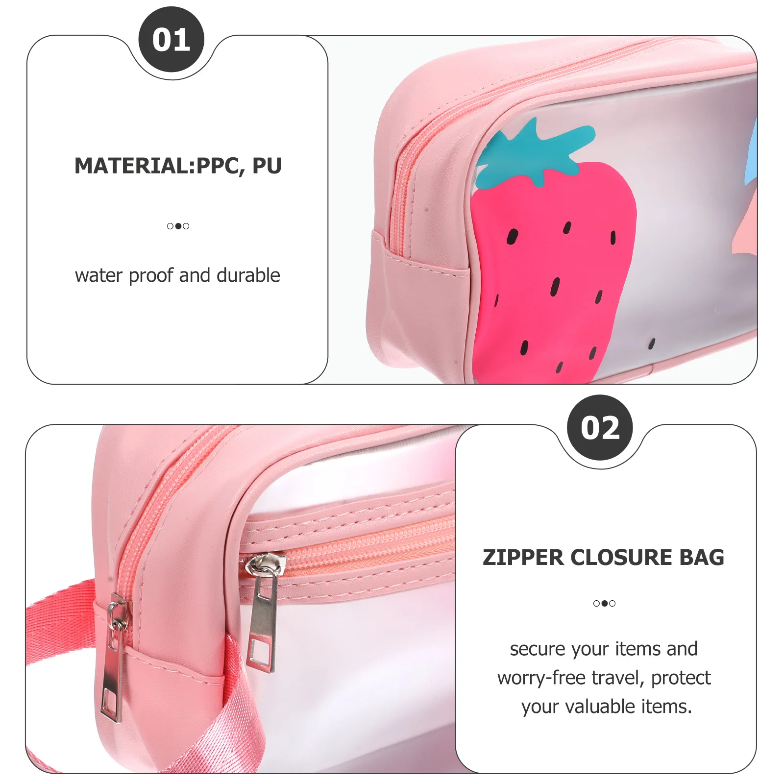 Waterproof Toiletry Bag Dry Wet Separated Portable Travel Organizer For Makeup Electronics Gym Camping Hiking Vacation