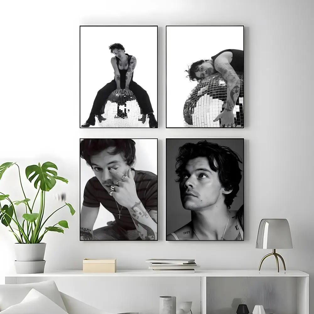 H-Harry Styles Poster Poster High Quality Wall Art for Home Office Bedroom Living Room Perfect