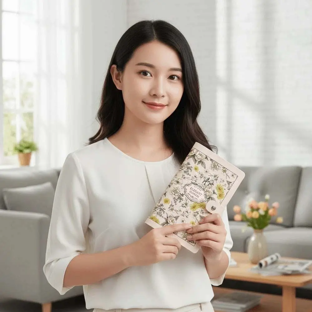 دفتر ملاحظات بزر A6 للخطة اليومية المطبوعة على شكل زهرة المال، دفتر الأستاذ المضاد للرذاذ، جدول أعمال أسبوعي أكاديمي للمياه #3