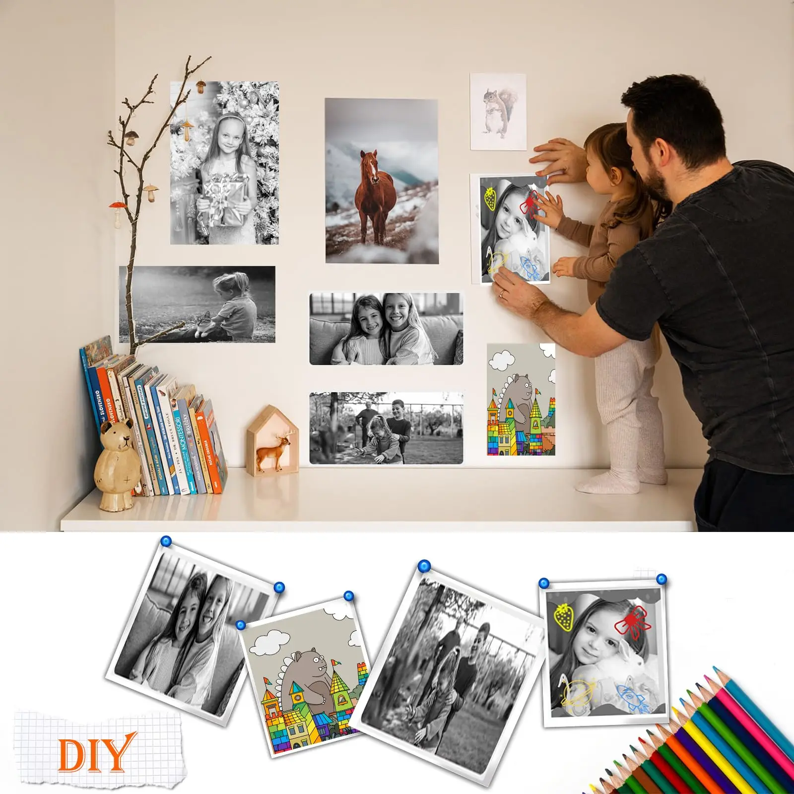 الأسهم جيب صغير صور طابعة كاميرا فورية 400 لفات ورق حراري 57*25 مللي متر مقاوم للماء استلام الطباعة مقاوم للماء الحرارية #3