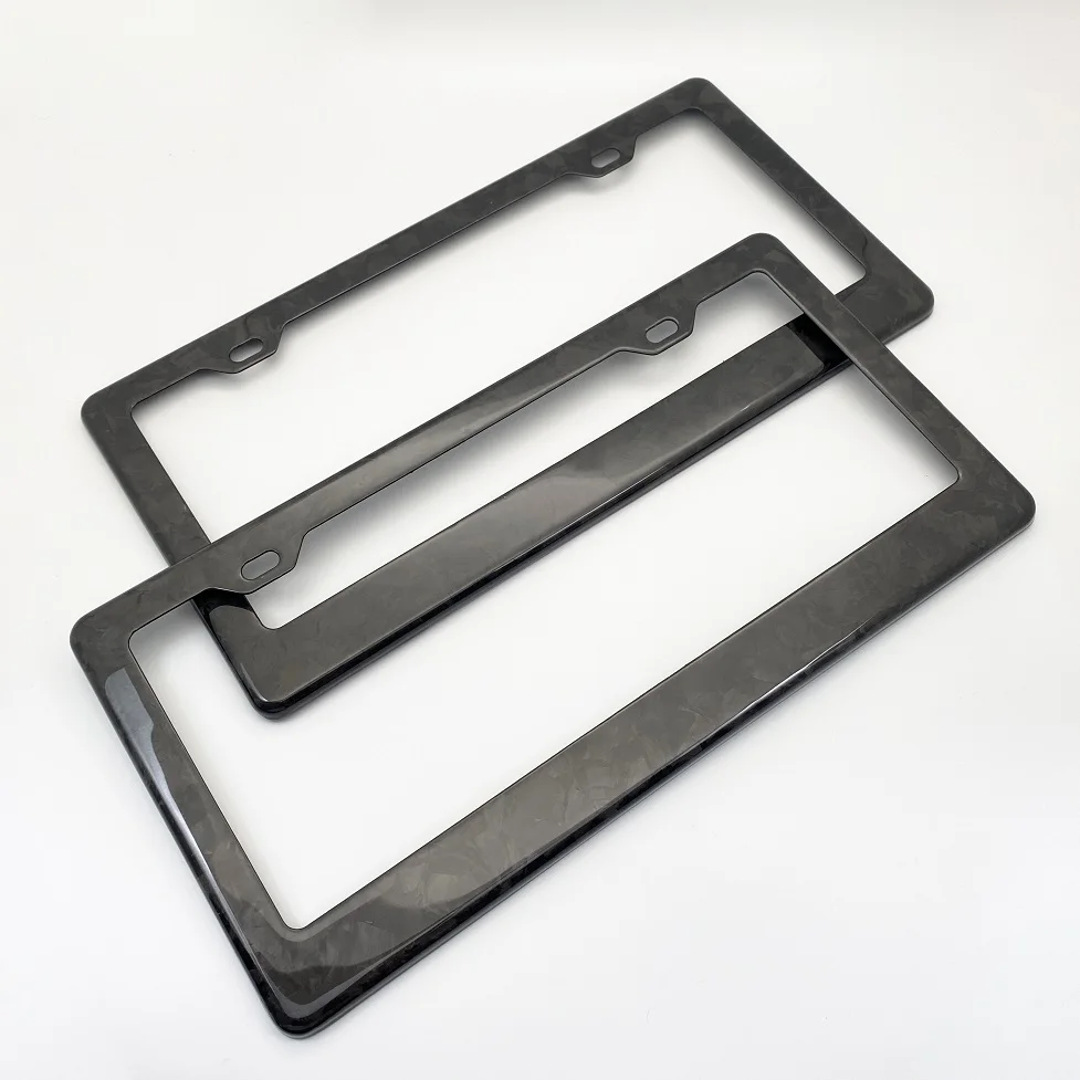 Carbon fiber American car license plate frame forged carbon fiber license plate frame car license plate frame for BMW