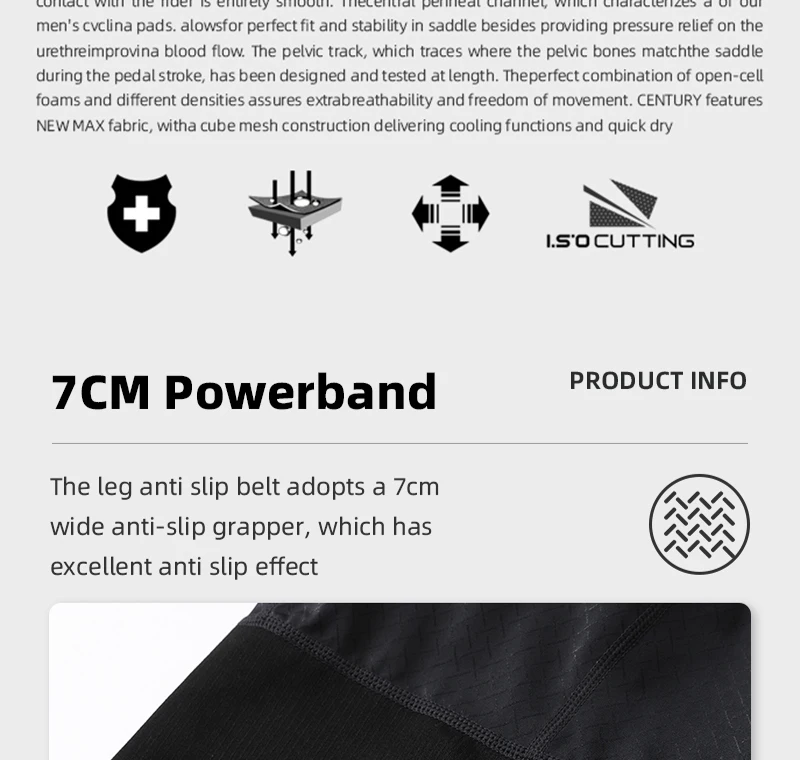 KYWBIKE Herren Pro Fahrrad Trägerhose Sommer Atmungsaktiv Feuchtigkeitsableitend 3 Taschen Langstrecke Rennrad MTB Profi Team Radhose – Detail 15