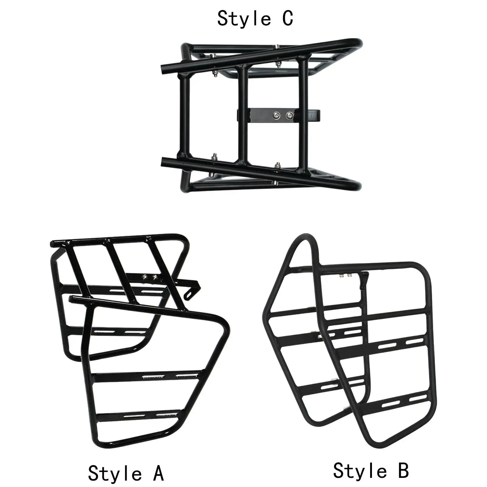 

Mountain Bike Front Rack Holder Stand Easy to Install Stable Adults Luggage Carrier Rack for Cycling Riding Trip Travel Outdoor