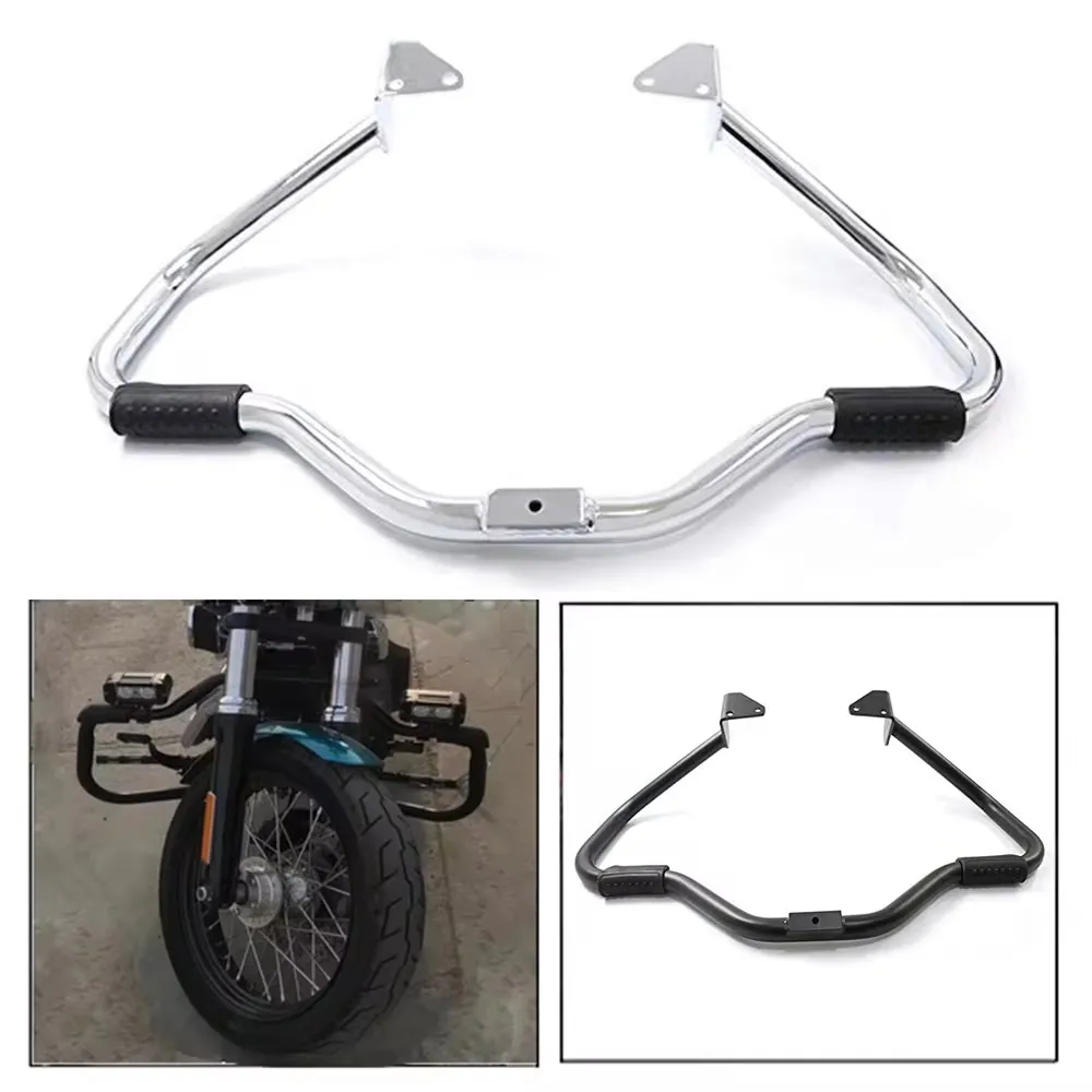 Kompatybilny z Harley Dyna Street Bob FXDB Fat Bob FXDF Low Rider Super Glide 2006-18 Osłona silnika Zderzaki Zderzak Ochraniacz — zdjęcie 2